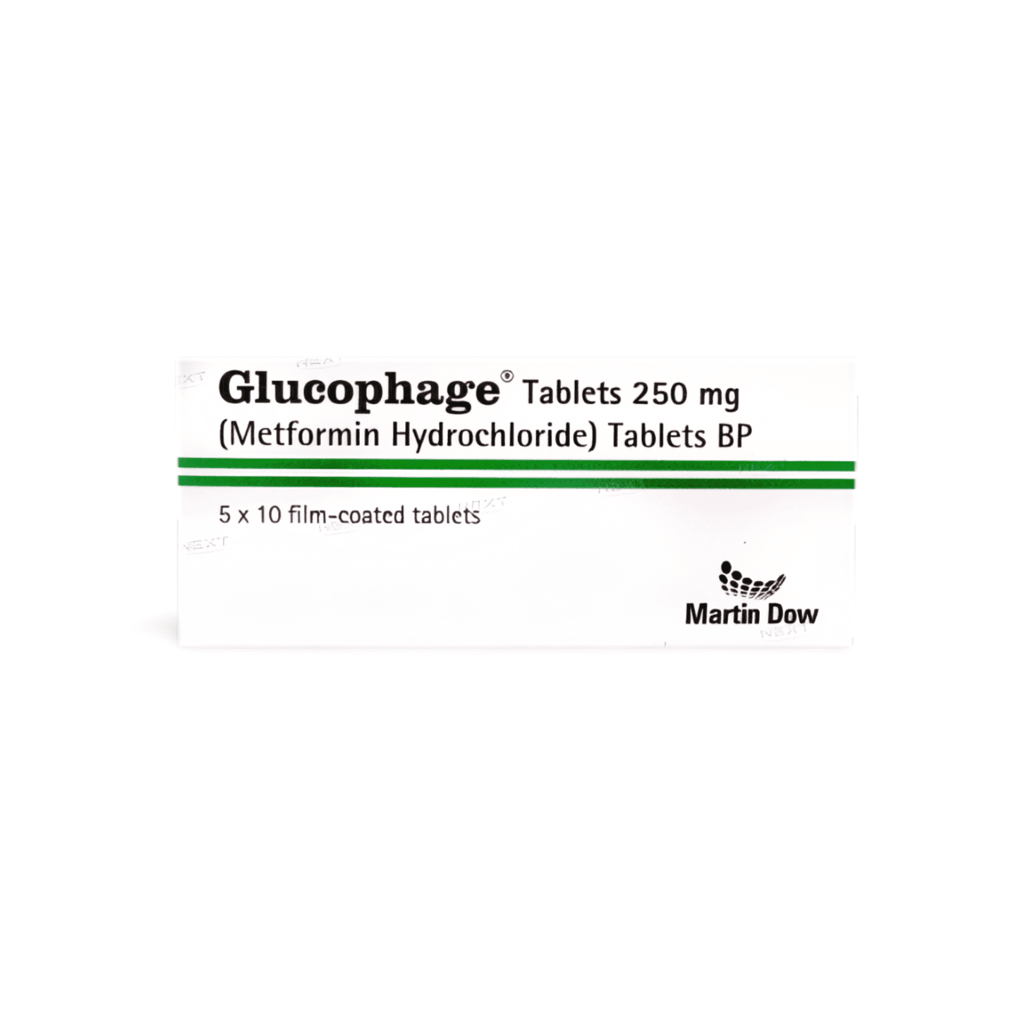 Glucophage Tabs 250mg 50s - DawaaiLelo | Online Pharmacy | Buy ...